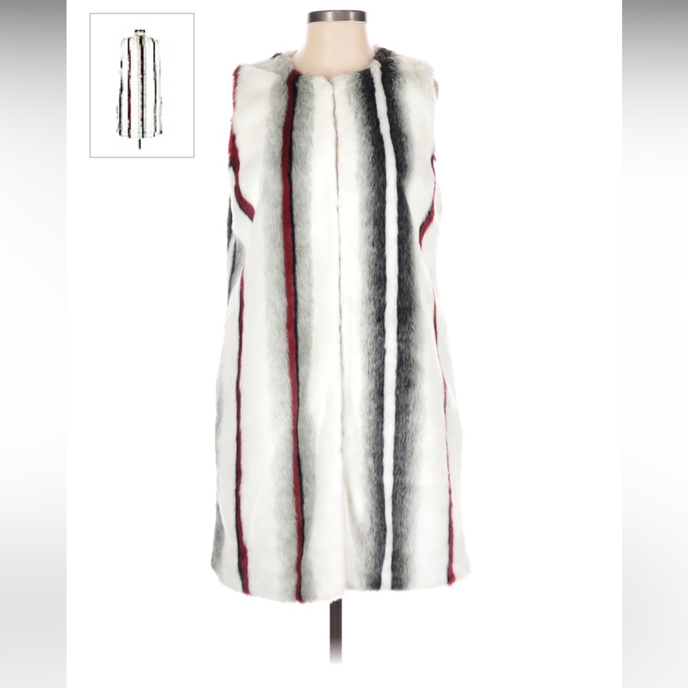 Elie Tahari Jill Tunic Duster Vest